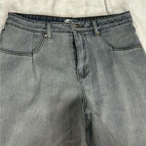 Forever 21 High Waist Jeans Denim Gray Wash‎ Relaxed Fit Womens Size 29